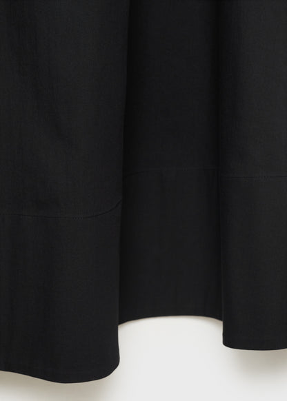 Flared cotton skirt