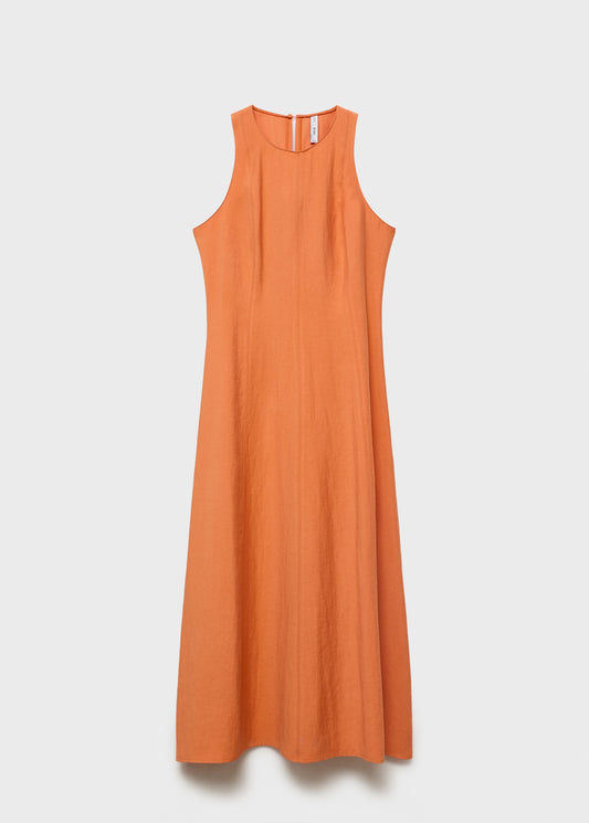 Flared midi-dress
