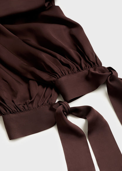 Balloon-style trousers with bows