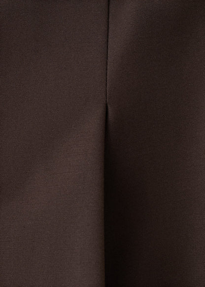 Pleated wide leg trousers