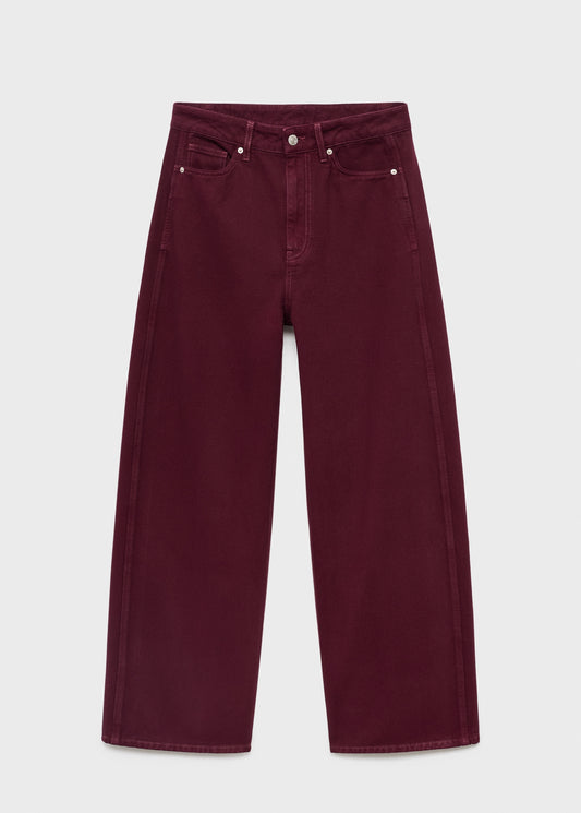 High-rise balloon jeans