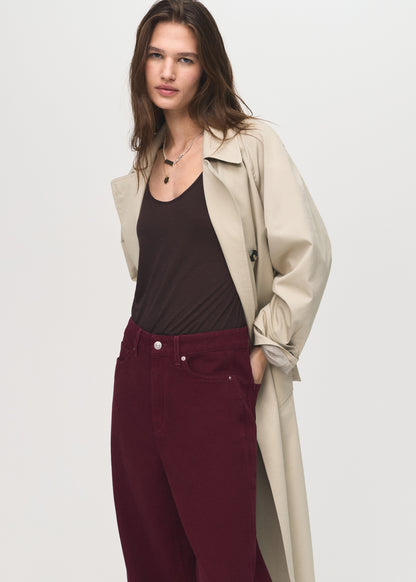 High-rise balloon jeans