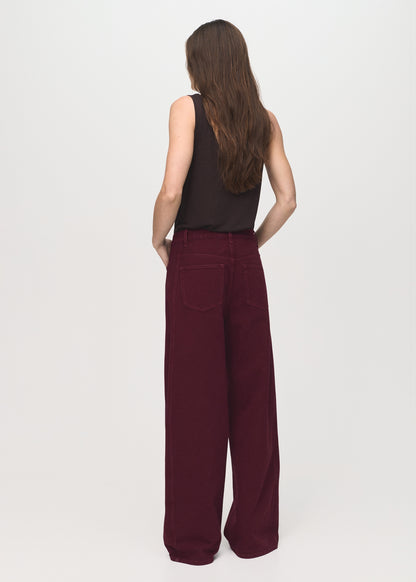 High-rise balloon jeans
