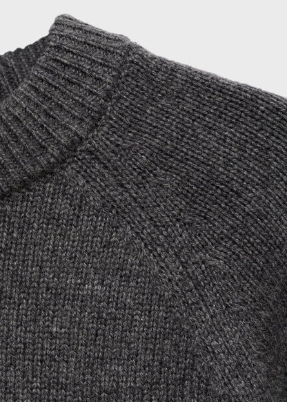 Chunky-knit wool sweater