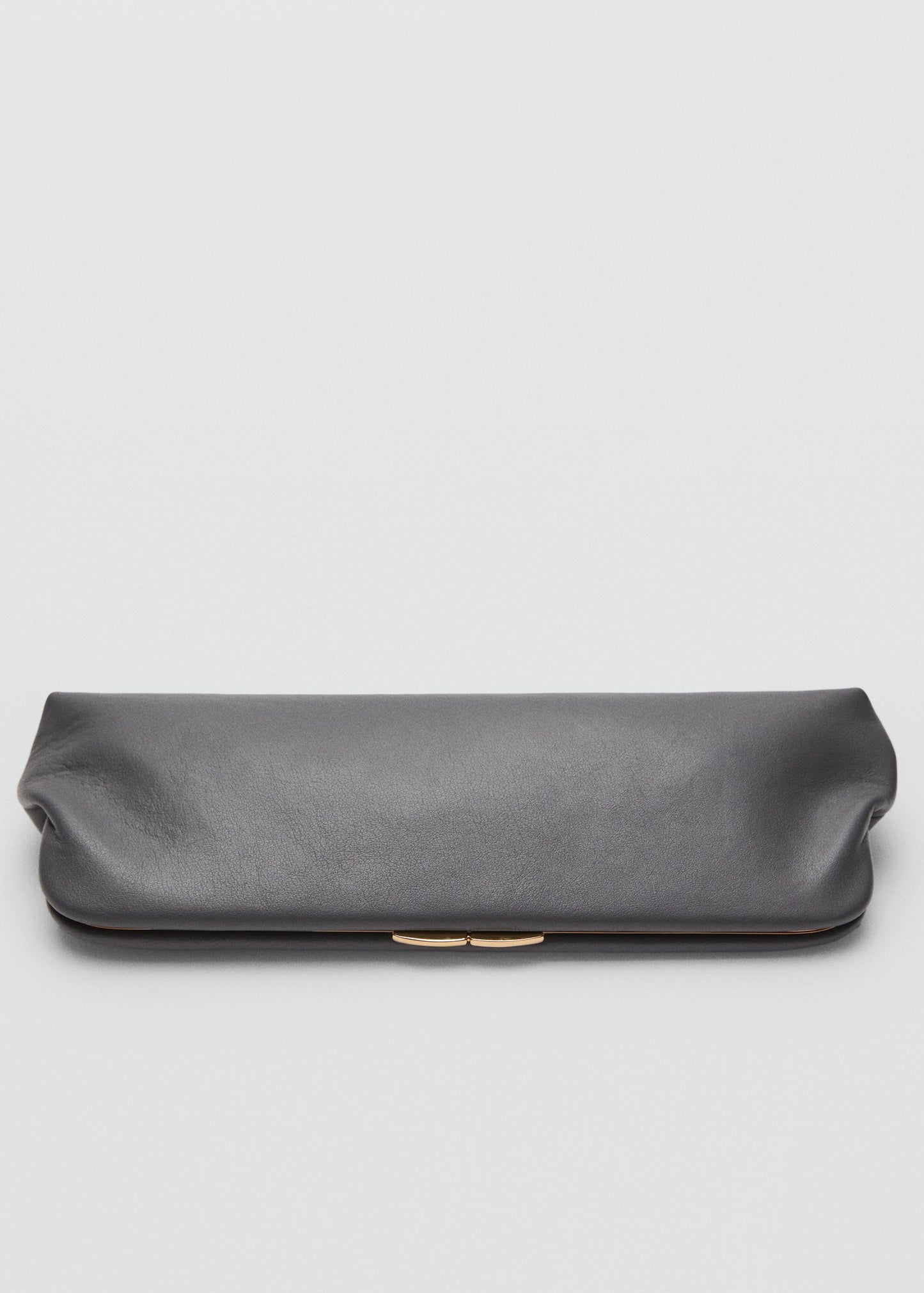 100% leather clutch