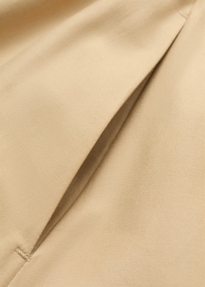 Flared cotton skirt
