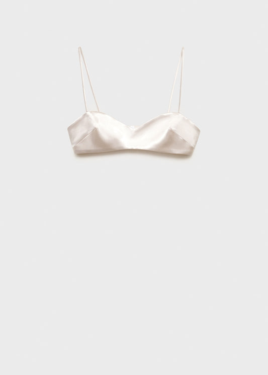 Satin crop top
