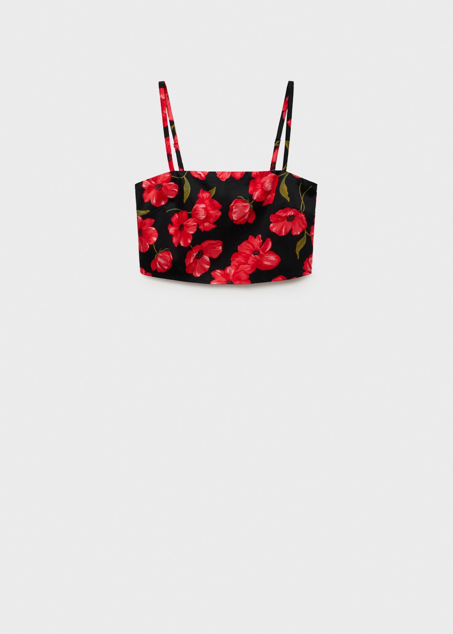 Floral crop top