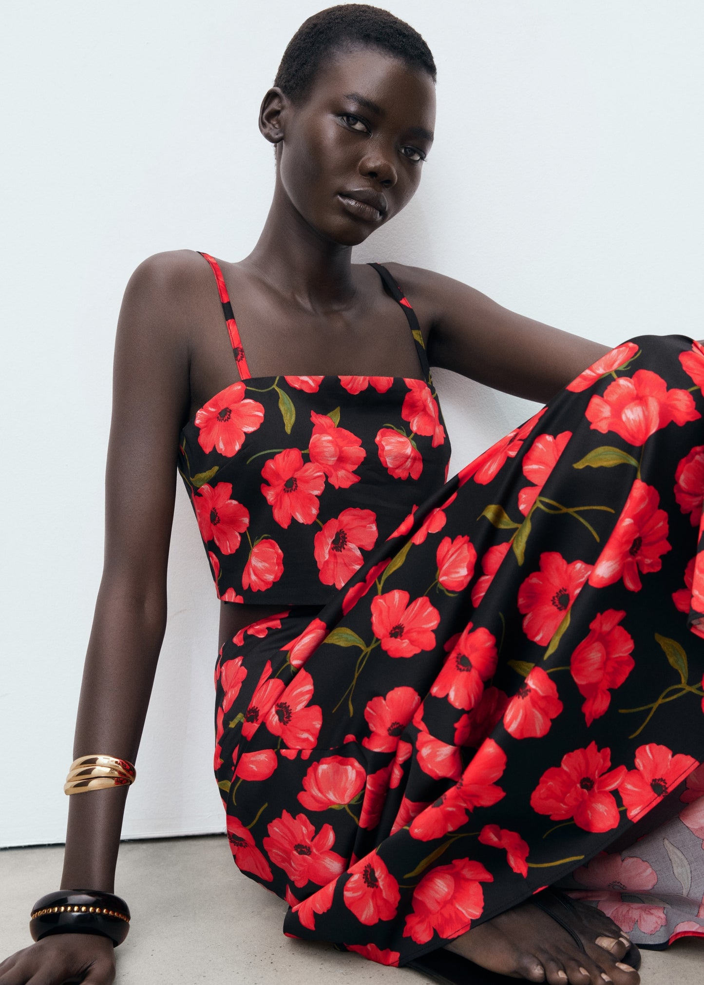 Floral crop top