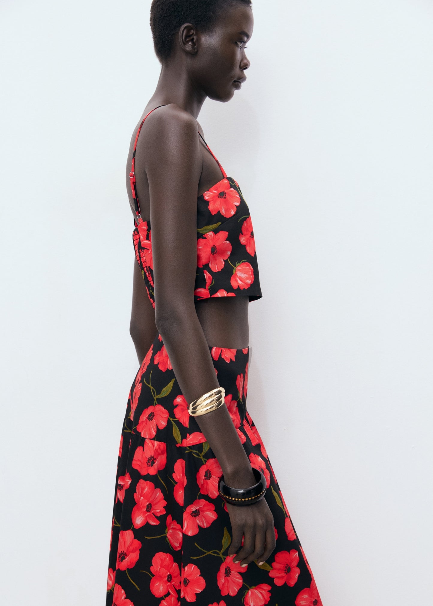 Floral crop top
