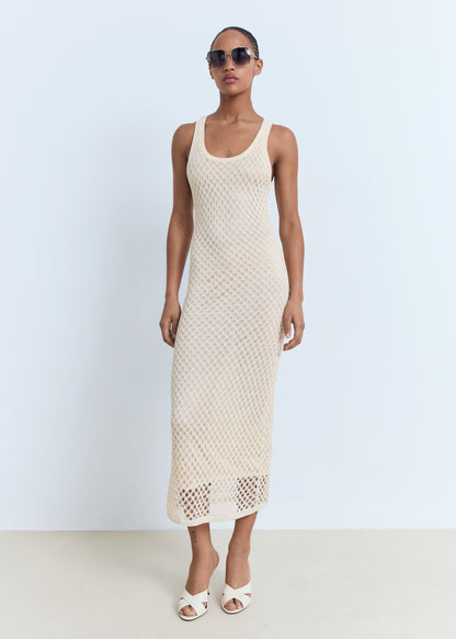 Crochet long dress