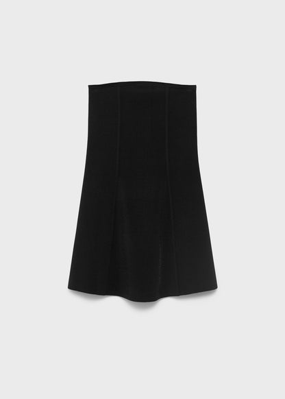 Strapless knitted top
