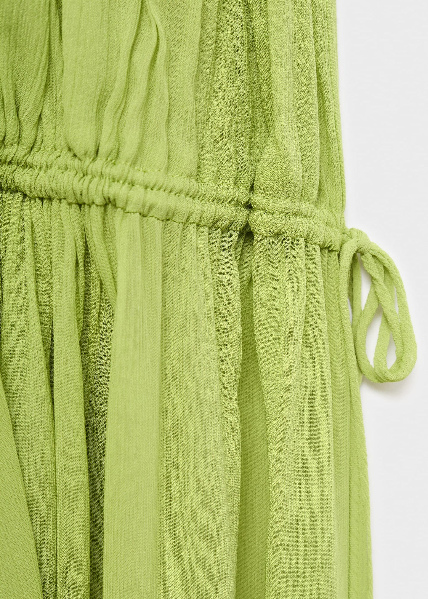 Oversized pleated dress