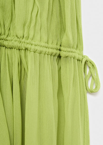 Oversized pleated dress