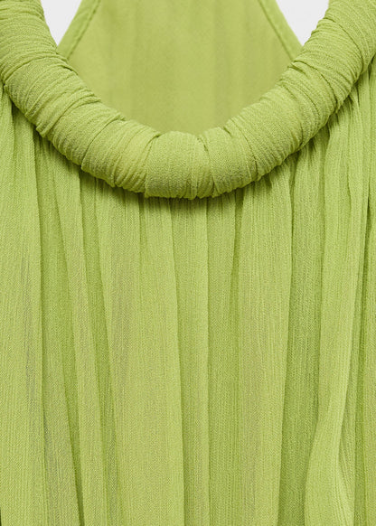 Oversized pleated dress