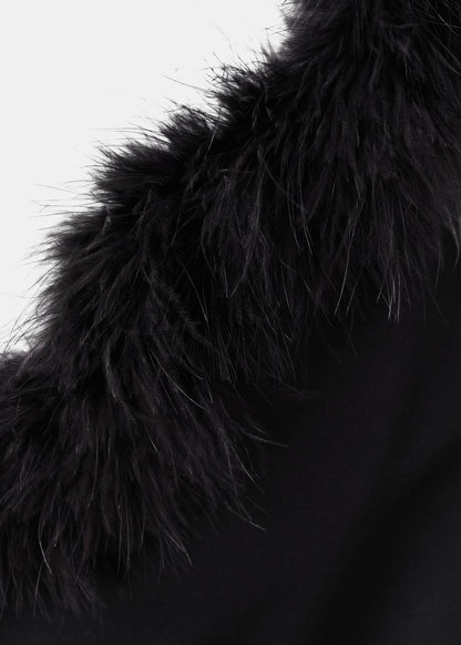 Asymmetrical speckled top