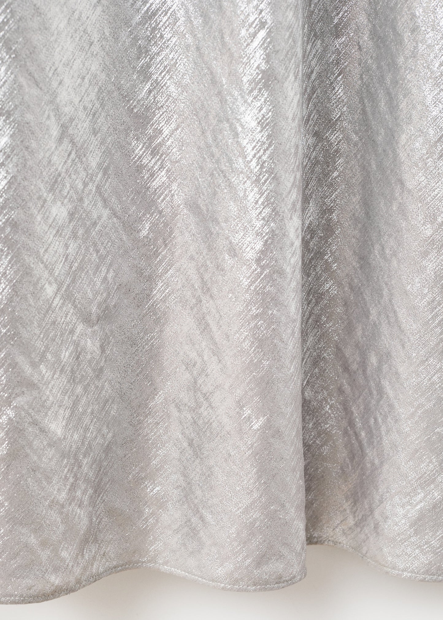 Metallic open-back dress