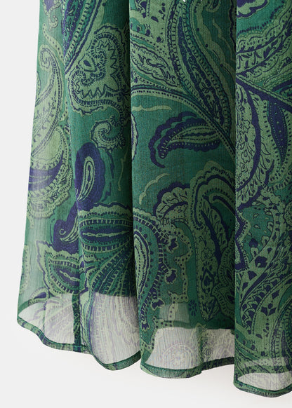 Belt printed dress