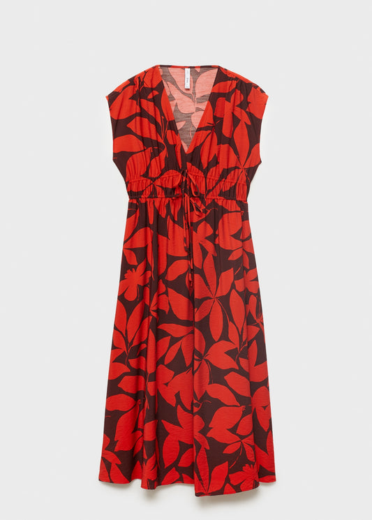 Long printed dress