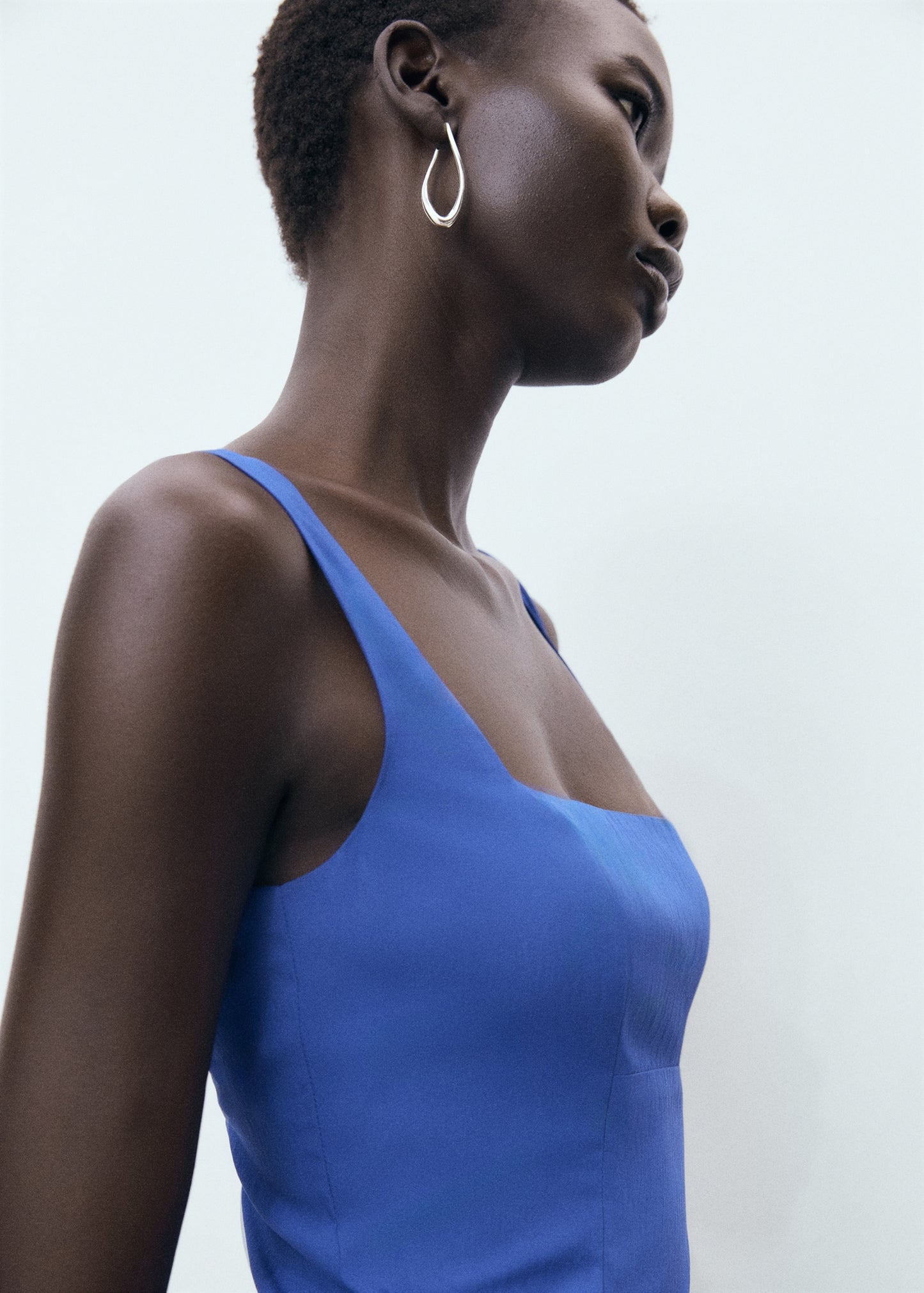 Flared cotton dress