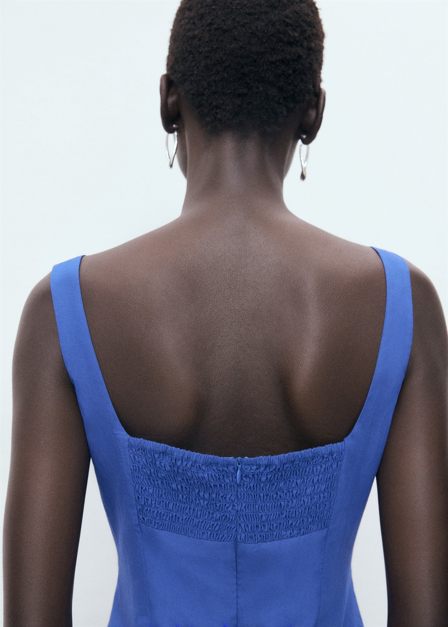 Flared cotton dress