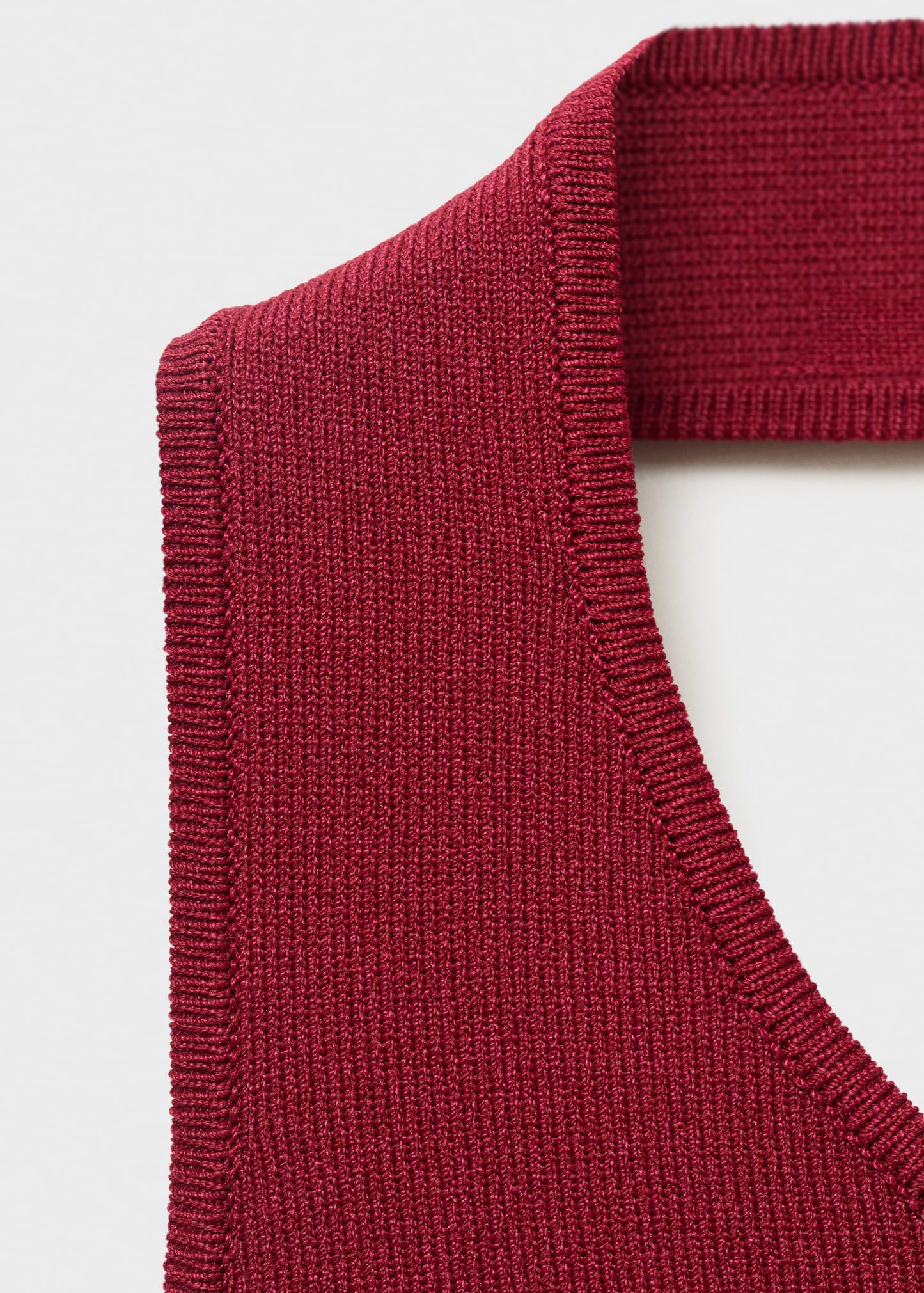 Knitted top with hoop detail