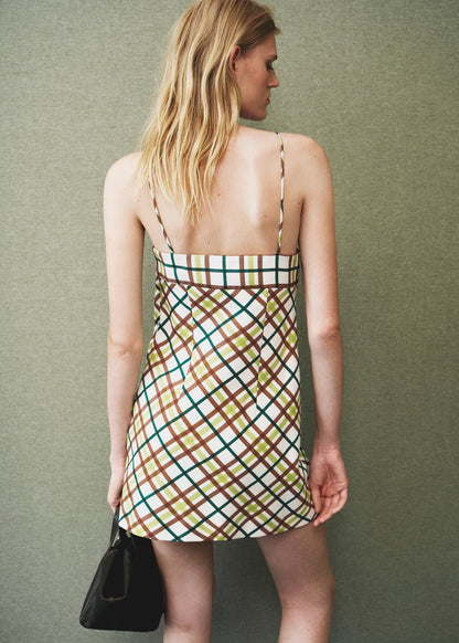 Check short dress