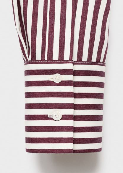 Pocket striped shirt