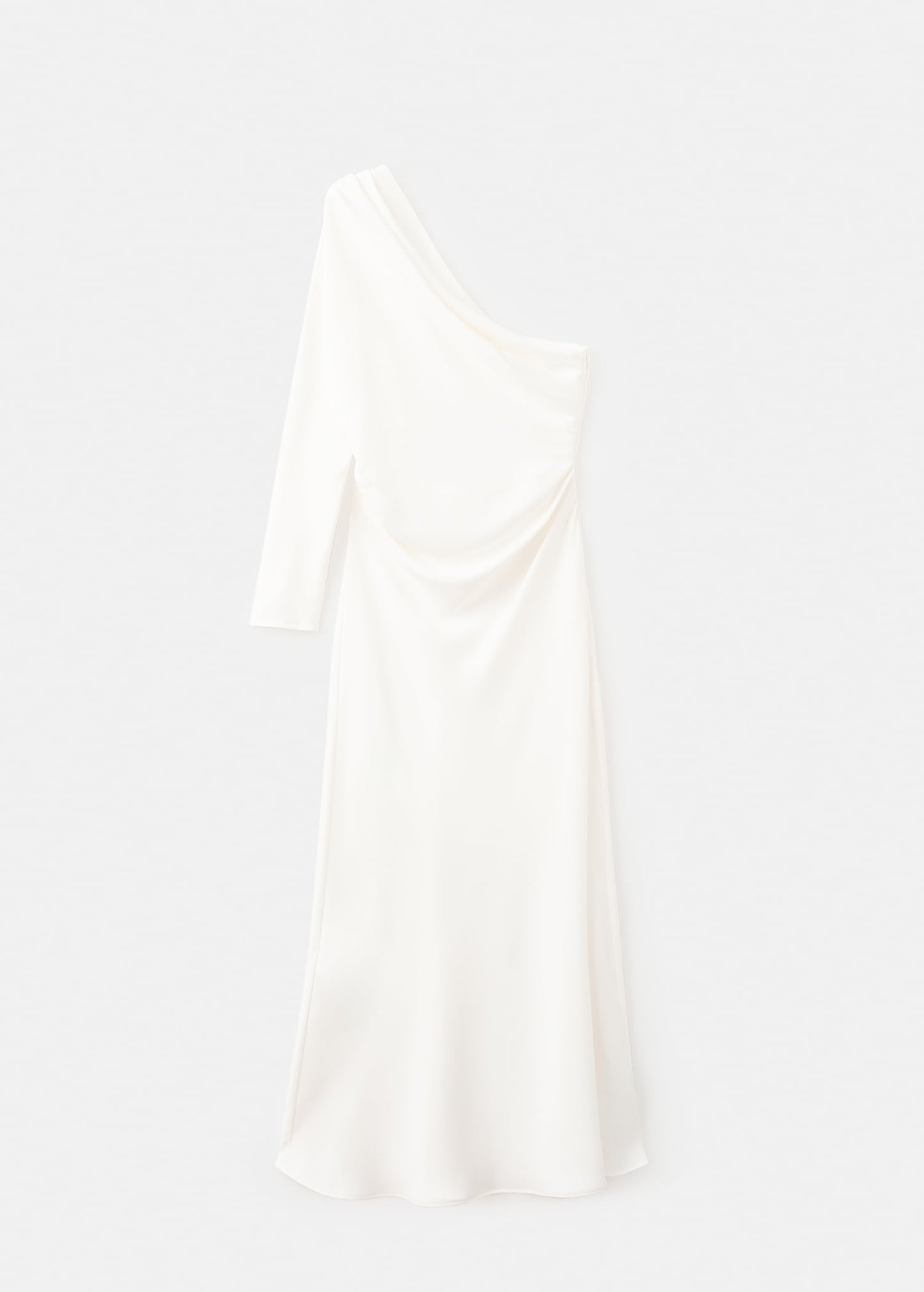Asymmetrical dress with cut-out