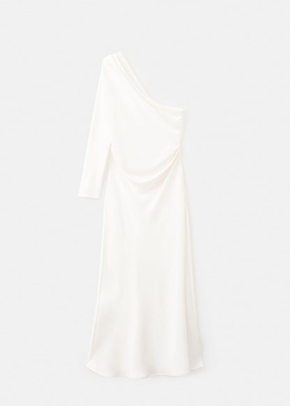 Asymmetrical dress with cut-out