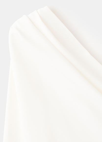Asymmetrical dress with cut-out