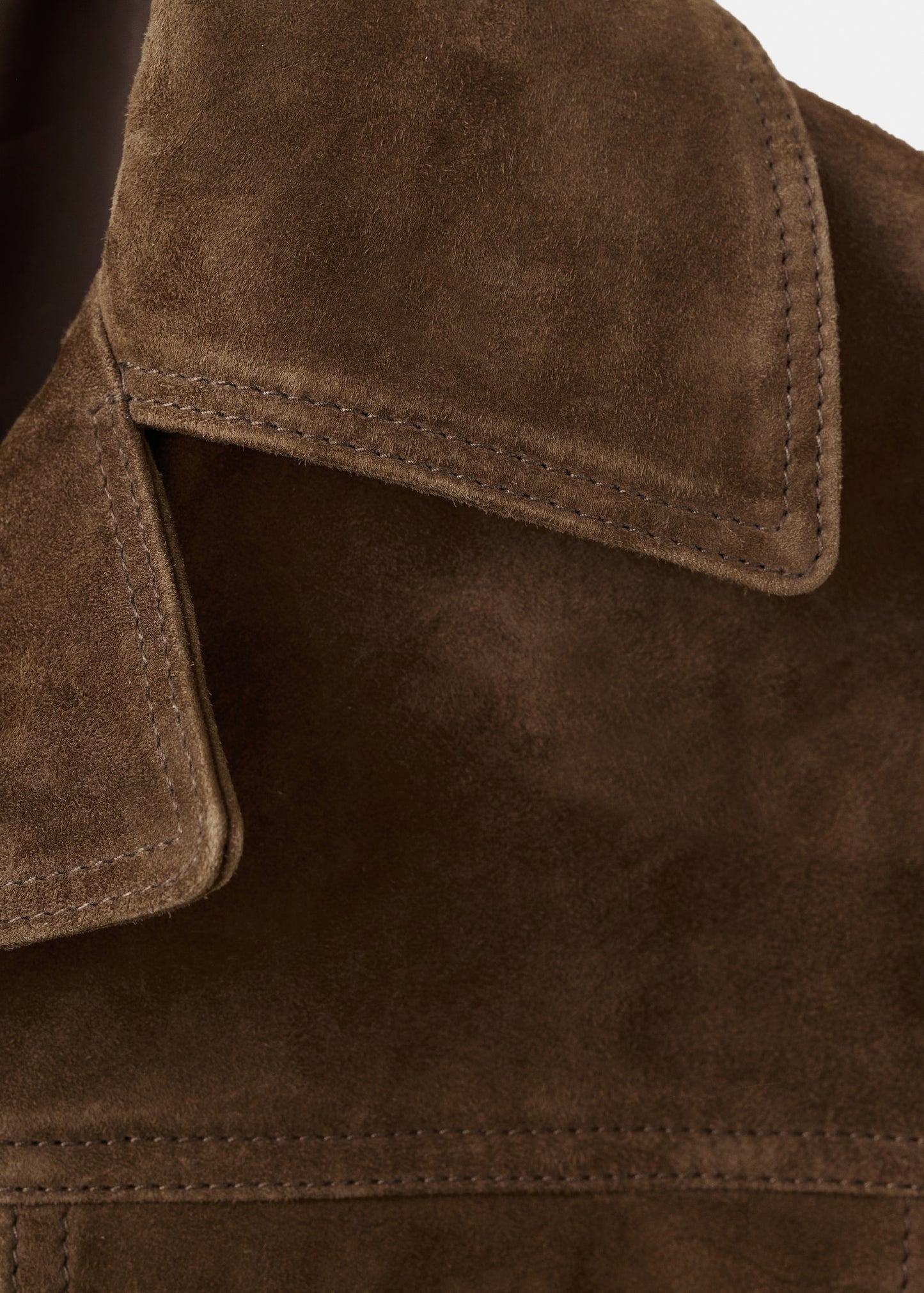 100% suede jacket with pockets