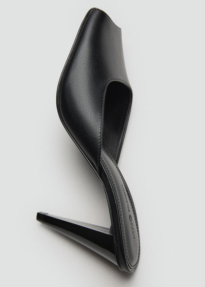 100% leather open-toe shoes