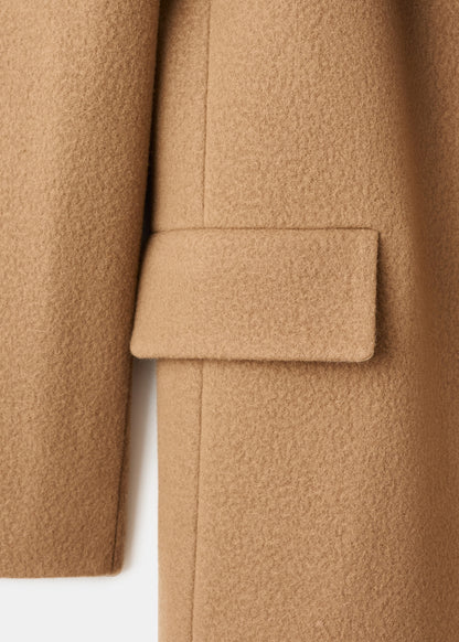 Lapels wool coat