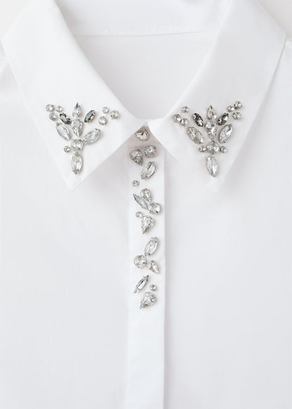 Crystal detail shirt