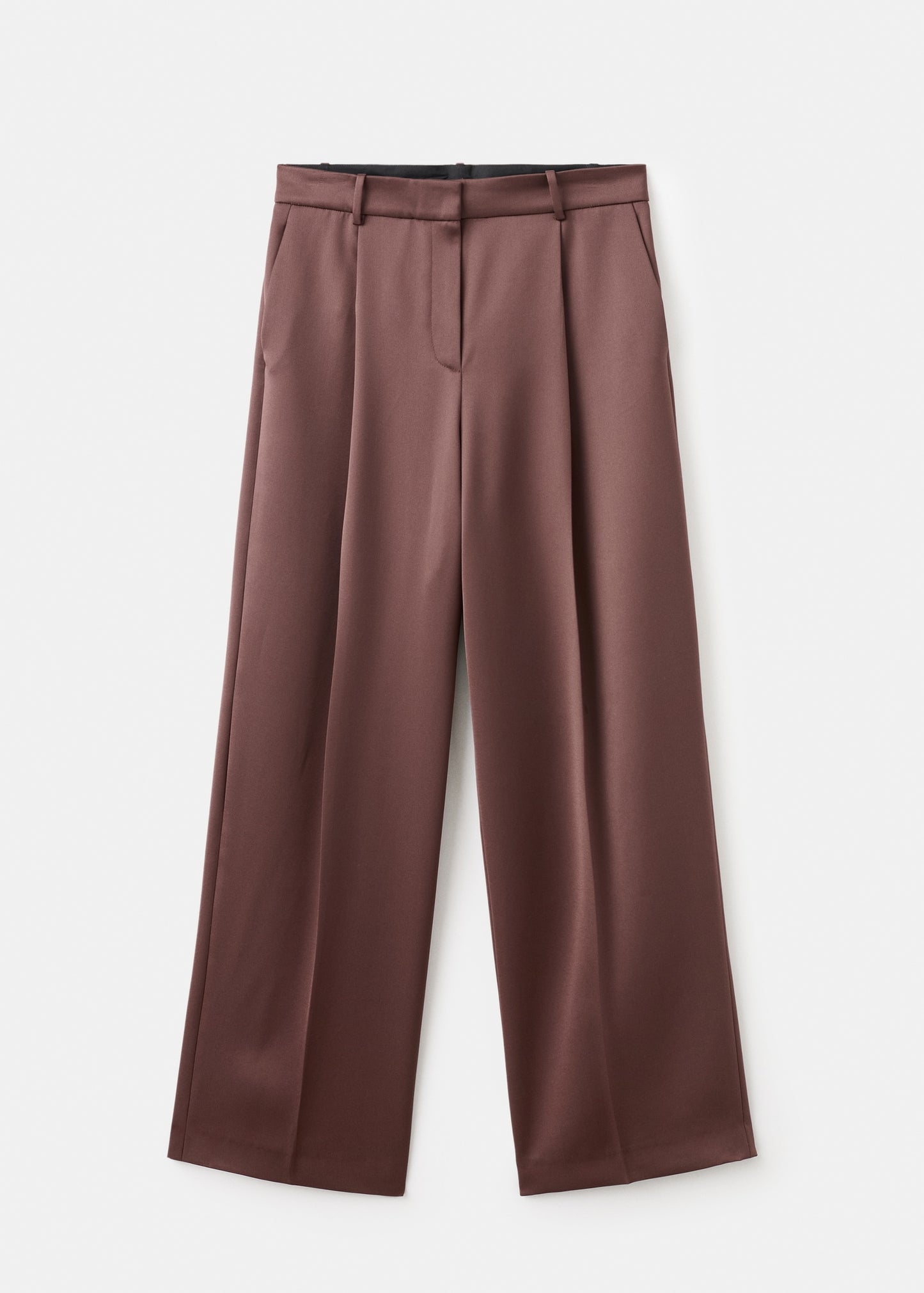 Satin suit trousers