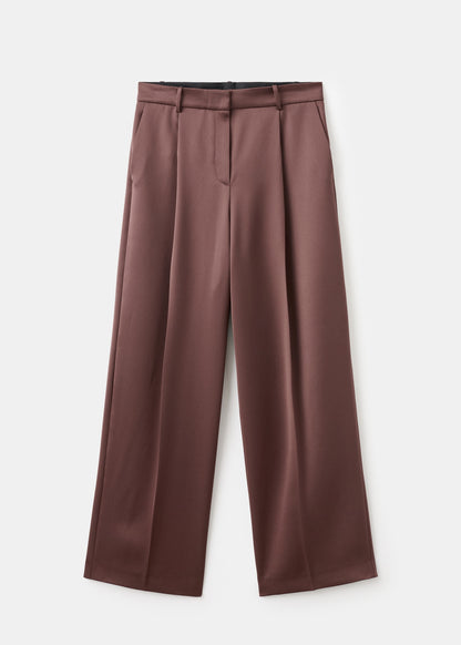 Satin suit trousers