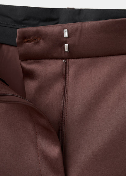 Satin suit trousers