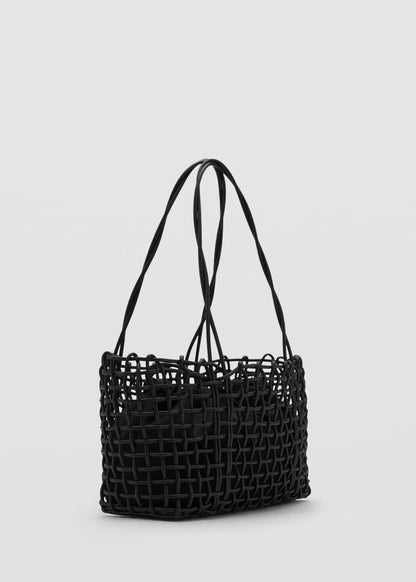 Braided shoulder bag