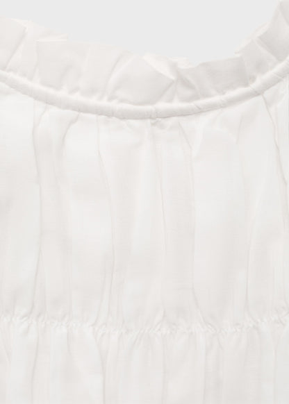 Ruched halter top