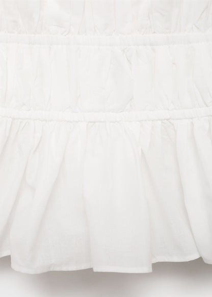 Ruched halter top