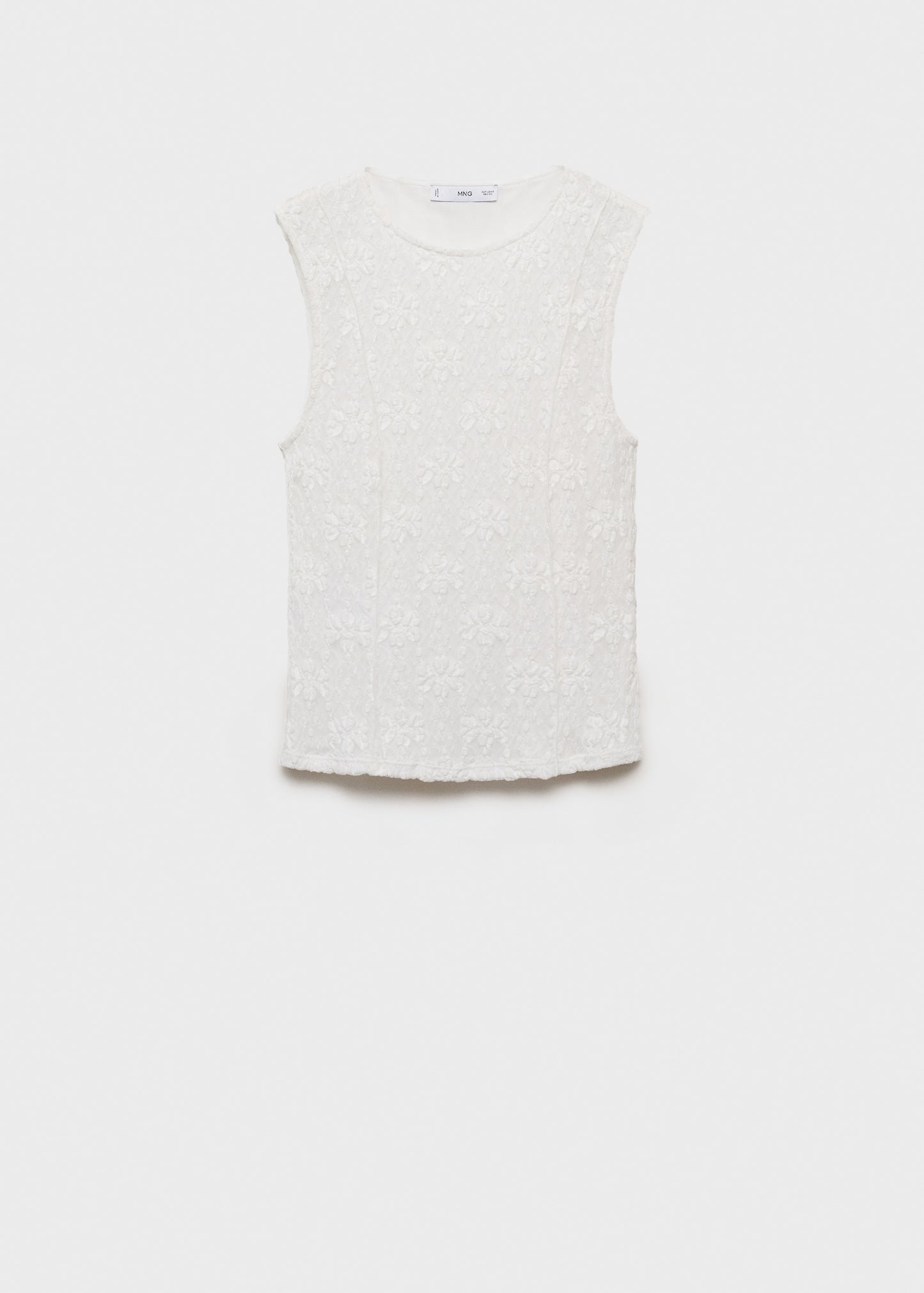 Lace strap T-shirt