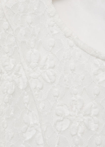 Lace strap T-shirt