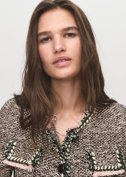 Pocket tweed jacket