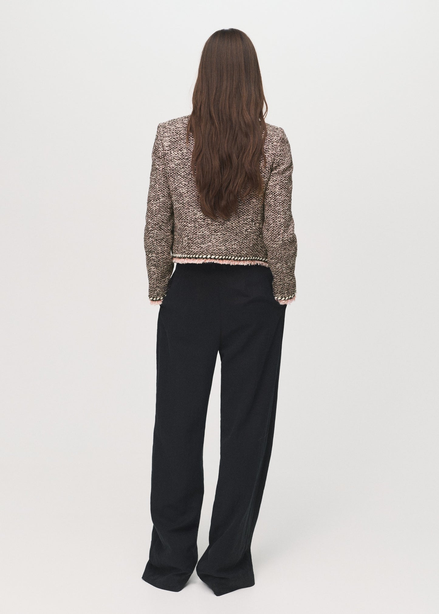 Pocket tweed jacket