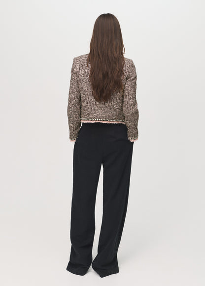 Pocket tweed jacket