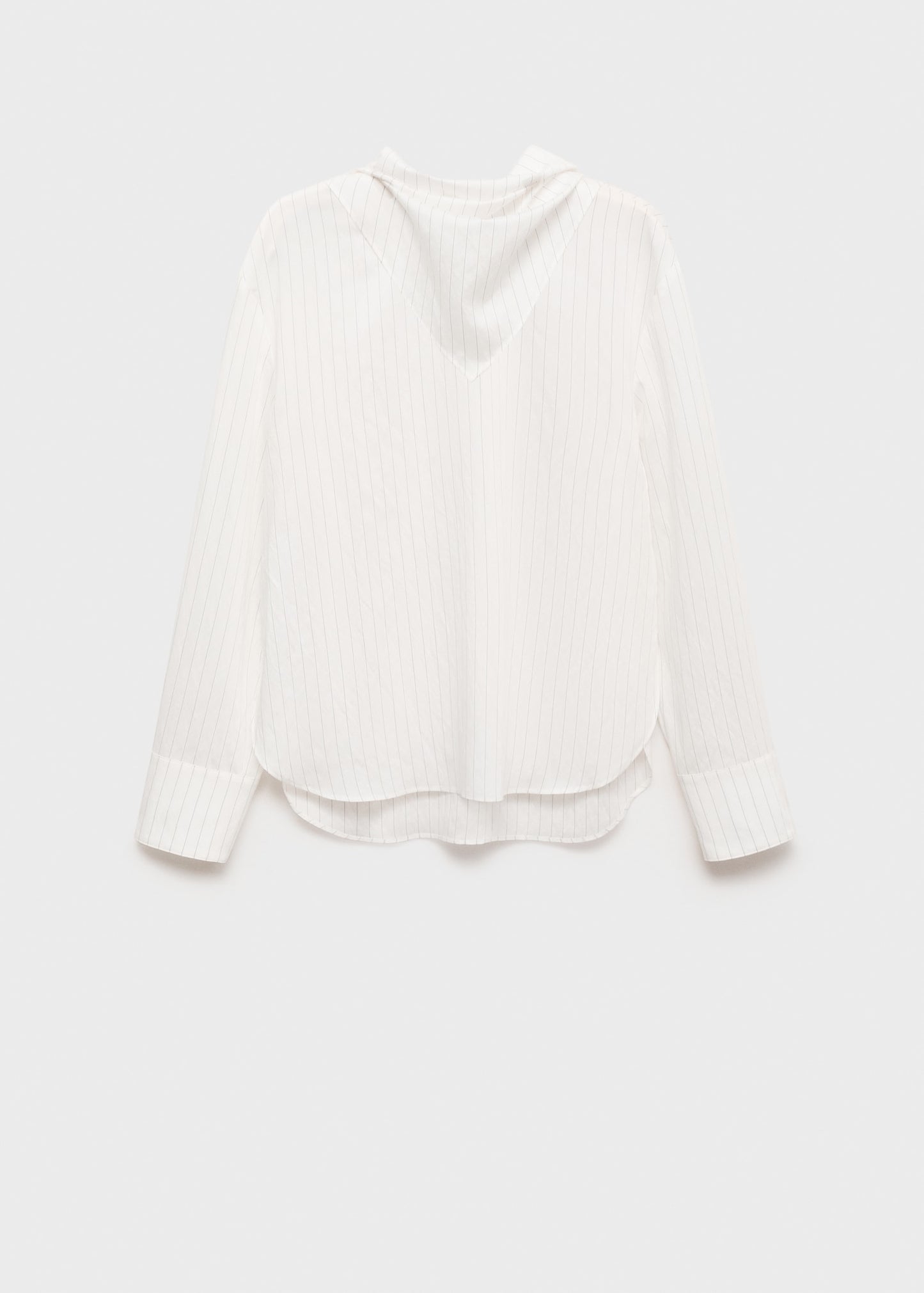 Striped blouse with handkerchief