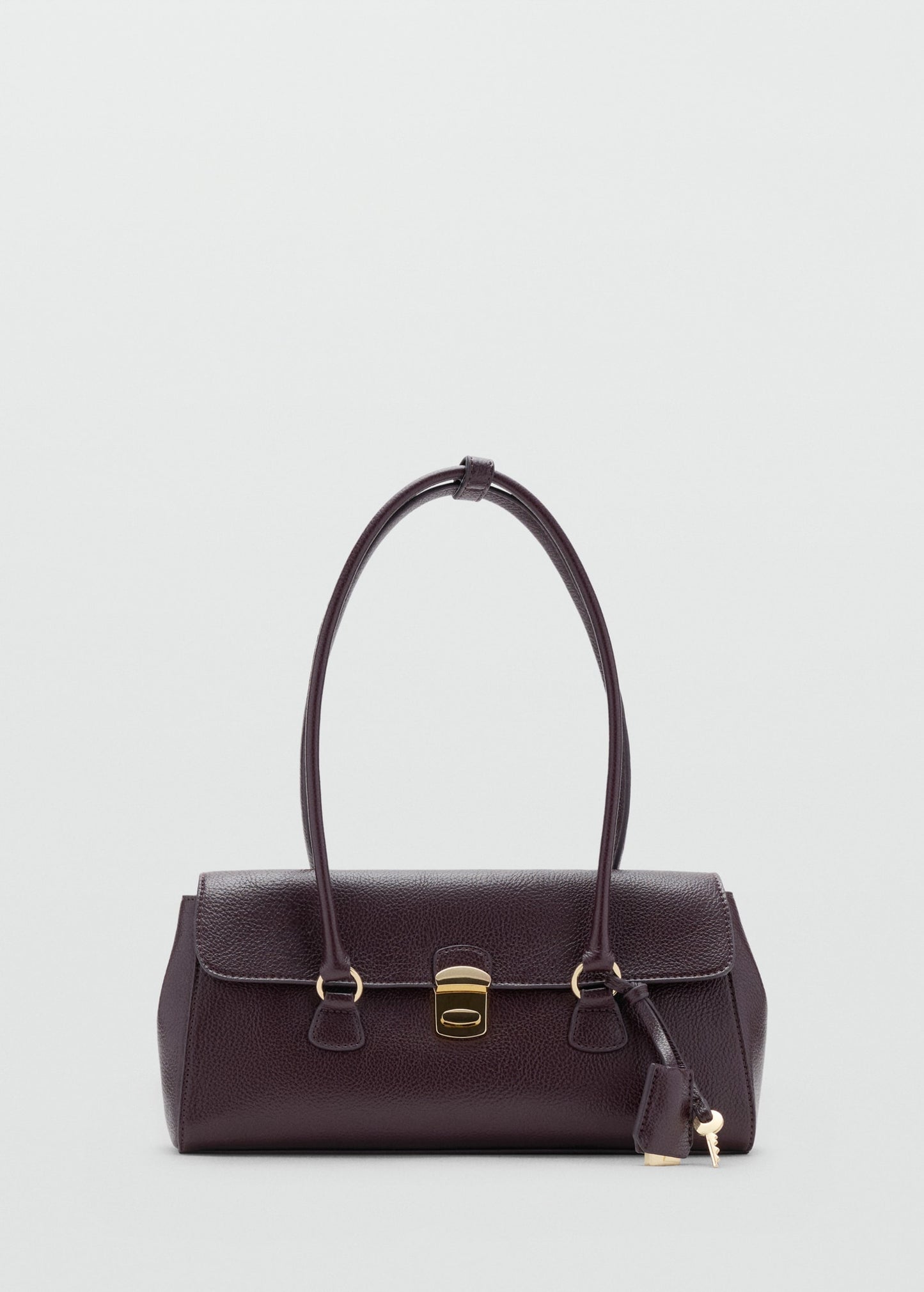 City shoulder bag with flap