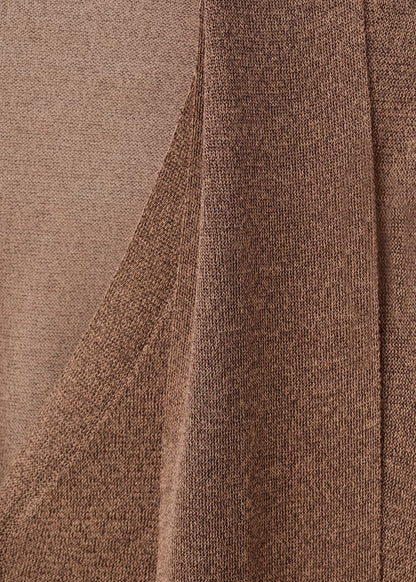Fine-knit cardigan with foulard