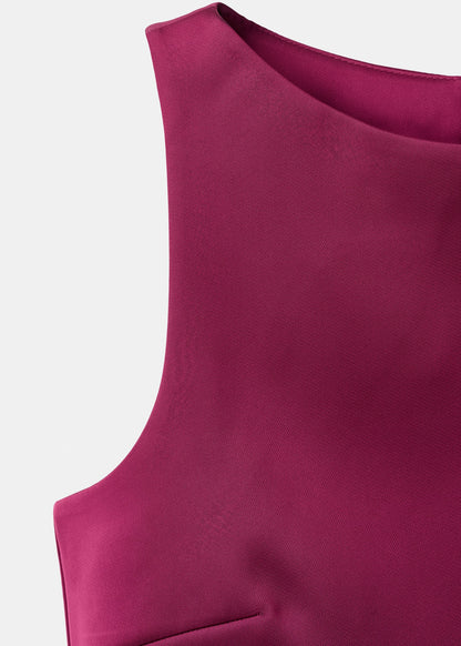 Satin top with bows
